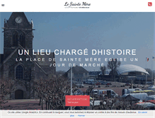 Tablet Screenshot of hotel-sainte-mere.com